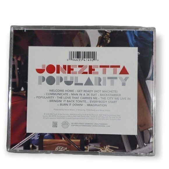 Jonezetta -‎ Popularity [2006 Promotional CD] - Picture 2 of 2